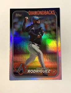 2024 Topps Update US188 Eduardo Rodriguez Rainbow Foil SP. Diamondbacks - Picture 1 of 3