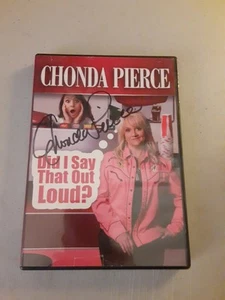 SIGNED Chonda Pierce - Did I Say That Out Loud (DVD, 2010) VG, Rare - Imagen 1 de 4