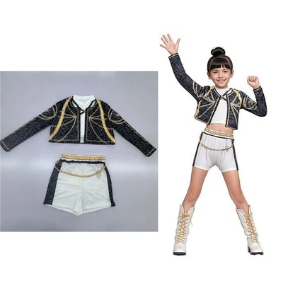 2025 Demon Hunters Costume Kids Girls Cosplay Dress Zoey Rumi Mira Outfits Wigs - Image 1 of 4