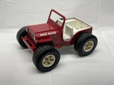 Buggy Jeep Dune rojo Tonka vintage años 70 juguete de metal y plástico con volante Foto 1 de 4