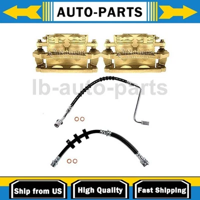 Juego de 4 pinzas de freno con mangueras para Ford Taurus X 3,5 L Foto 1 de 4