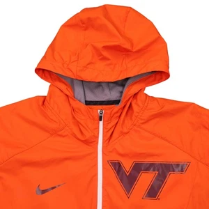 Nike Virginia Tech Hokies Windbreaker 1/2 Zip Jacket Pullover Vented Mens Large - Picture 1 of 5