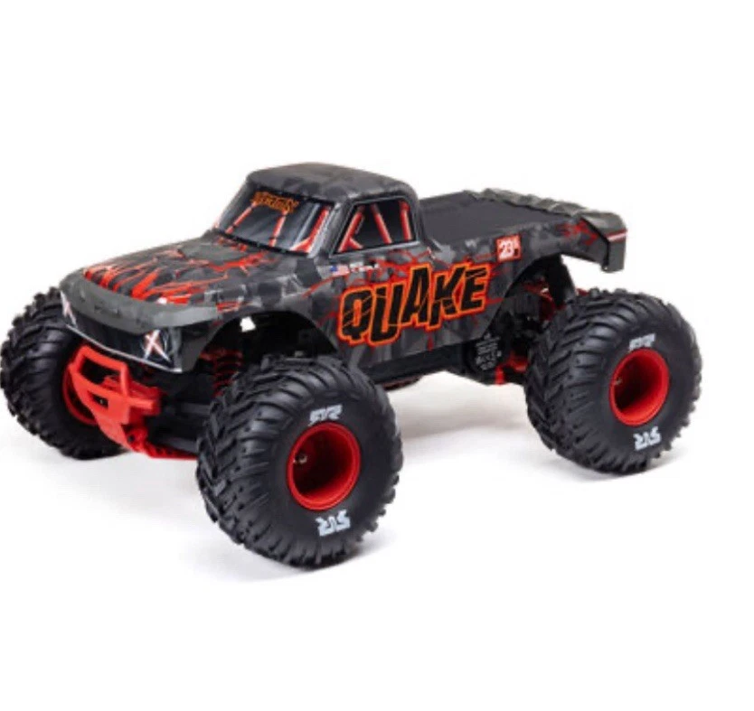 ARRMA 1/10 QUAKE 223S DSC 2WD RTR Brushless Monster Truck Red ARA3537T1