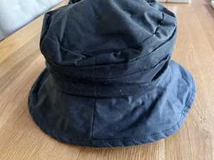 Ladies Barbour Wax Cotton Hat In Size Small - Picture 1 of 6