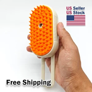 Pet Steam Brush for Dogs Cat Hair Brush Dog Hair Brush Electric Brush USB Charge - Picture 1 of 41