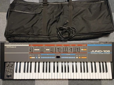 ROLAND JUNO-106 • FULLY OVERHAULED • ANALOG POLY SYNTH • 1984 DCO MODEL - Image 1 of 4