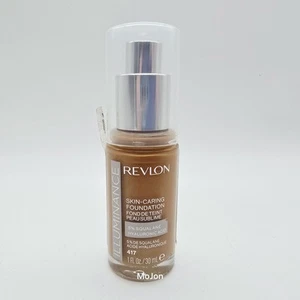 Revlon Illuminance Skin Caring Liquid Foundation 417 Warm Caramel READ - Picture 1 of 3