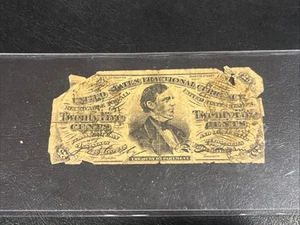 1863 3rd Issue Fractional Currency Twenty Five Cents 25¢ FR1294 FR-1294 • Lot 2 - Picture 1 of 2