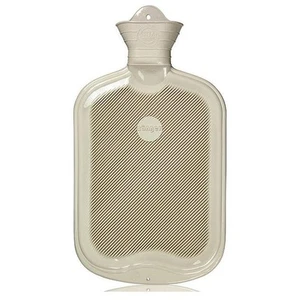 Sanger Ribbed Hot Water Bottle White 2L WI484 - Picture 1 of 1