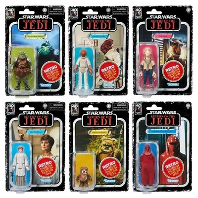 Star Wars The Retro Collection Return of the Jedi 3 3/4-Inch Figures - Image 1 of 4