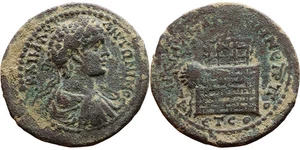 32mm Ancient Roman Provincial coin of Caracalla minted in Amaseia, Pontos - Picture 1 of 1