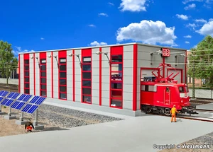 Kibri 39256 HO Kit of a Maintenance hangar Deutsche Bahn, modern - Picture 1 of 6