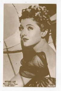 MGM MOVIE STAR MYRNA LOY 1939 "LUCKY NIGHT W AD FOR GARMENT DISTICT HOLLYWOOD CA - Picture 1 of 2