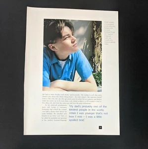 LEONARDO DiCAPRIO Middle High School Magazine Clipping - Foto 1 di 6