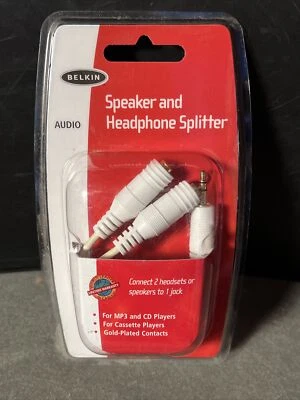 Adaptador de cable de audio divisor de altavoz/auriculares Belkin F8V234 Foto 1 de 4