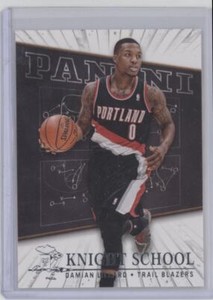 Damian Lillard 2013  Panini Knight School #4     Portland Trail Blazers