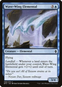WAVE-WING ELEMENTAL X 4 N/M- BATTLE FOR ZENDIKAR MAGIC THE GATHERING - Picture 1 of 1