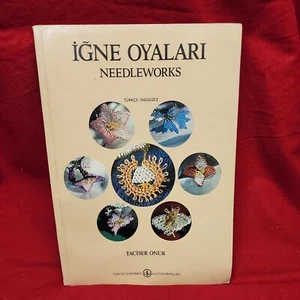 IGNE OYALARI  NEEDLEWORKS  IN TURKISH AND ENGLISH 1981 first edition - Picture 1 of 17