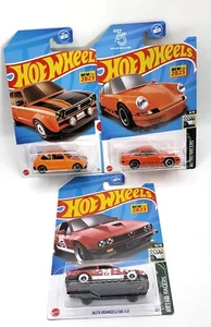 3 Stück 2023 Hot Wheels Retro Racers. Porsche 911, Honda Civic und Alfa Romeo.. - Bild 1 von 4