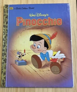Walt Disney’s Pinocchio Little Golden Book 1996 Good Condition - Foto 1 di 4