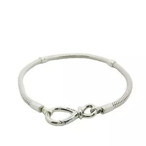 Genuine PANDORA Moments Infinity Knot Snake Chain Bracelet - 590792C00-19 - Picture 1 of 5