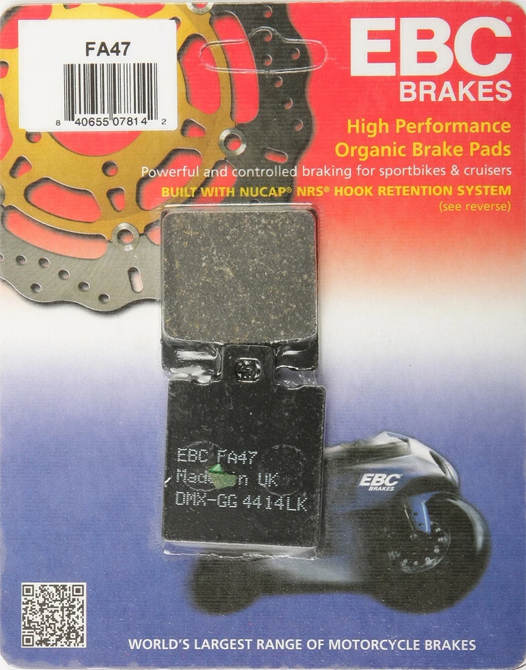 EBC Organic Brake Pads FA47 - Image 1 of 1