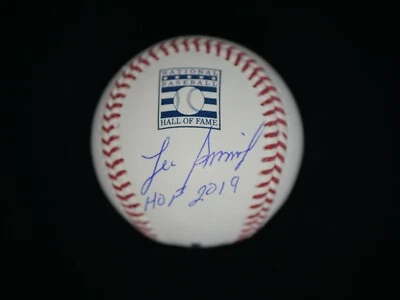 LEE SMITH SIGNED OFFICIAL HALL OF FAME BASEBALL INSCRIBED "HOF 2019" W/ JSA COA - Image 1 of 2