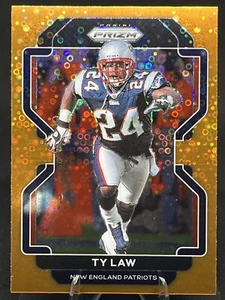 Tarjeta TY LAW 2021 Panini Prizm Orange Disco Prizm #103 New England Patriots - Imagen 1 de 2