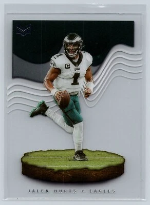 2023 Panini Select Draft Picks Numbers #SN-JH Jalen Hurts Silver Prizm - Image 1 of 2