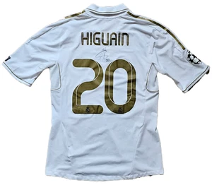 Gonzalo Higuain 20 Real Madrid 2011-2012 - Signed Football Shirt | Match-Worn - Picture 1 of 11