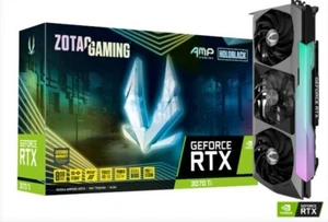 ZOTAC GAMING GeForce RTX 3070 Ti AMP Holo ZT-A30710F-10P VD7705 Graphics board - Picture 1 of 1