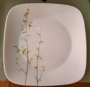 Square Corning Corelle Kobe Vitrelle 10.5" Dinner Plates Forsythia Set of 3 - Picture 1 of 3