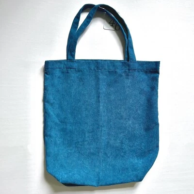 ¡NUEVO! BOLSO DE MANO DE PANA Space 46 en “Verde azulado” — Algodón suave ligero, 10 x 16” Foto 1 de 4