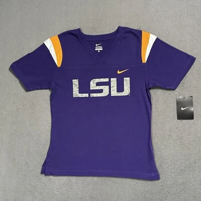 Camiseta deportiva de colección Louisiana State LSU Tigers para niñas jóvenes cuello en V -S nueva con etiquetas Foto 1 de 4