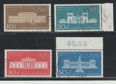 Germany 1970 SC# B459 - B462 - Munich Buildings - Used Lot # 585 - Image 1 of 2