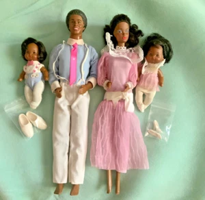 Vintage The Heart Family African American 1984 Mattel #2052 Deluxe Set EXC - Bild 1 von 9