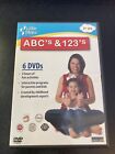 Little Steps Abc?S And One 2/3S Dvds, Pack, Education, Learn, School, Cc,