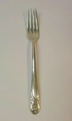  Horquilla de almuerzo/colocación International SPRING GLORY de plata de ley Foto 1 de 4