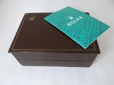 Rolex Watch Box, Leather, Vintage 1980's - Image 1 of 4