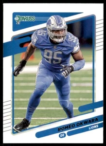 2021 Panini Donruss romeo okwara Detroit Lions #178 Base - Picture 1 of 2