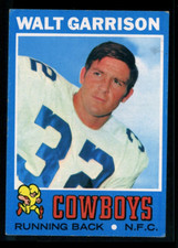 1971 Topps Football #8 Walt Garrison [Dallas Cowboys] Rookie RC  EX+