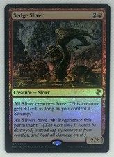 SEDGE SLIVER MTG Time Spiral Remastered FOIL Red Creature Card Never Play TSR🔥