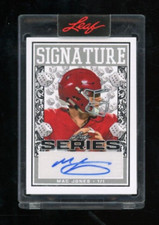 1/1 SILVER DICE Mac Jones 2022 Leaf Signature Series Autograph Card #BA-MJ1 Auto