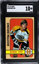 1972-73 Topps Hockey #100 Bobby Orr Boston Bruins HOF SGC 10 GEM MINT - Pop 10