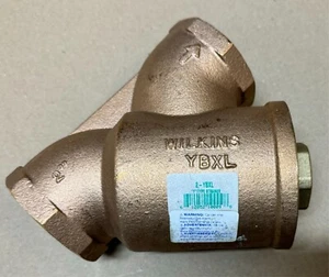 ZURN Lead Free 2” Bronze Pipe Plumbing 2-YBXL Wye Pattern Y Strainer WOG 400 - Picture 1 of 3