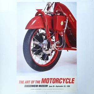Advertising Poster Museum Of Motorcycling The Art Of The Motorcycle Guggenheim - Picture 1 of 4