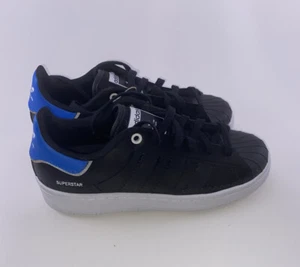 Adidas Superstar OT Tech Men Size 5 Women 6.5 Black/Royal Blue-White New - Picture 1 of 12