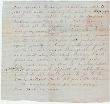 RARE Manuscript Ohio Huestis Quaker  Fishing Cocculus Indicus Fish Berries 1850s