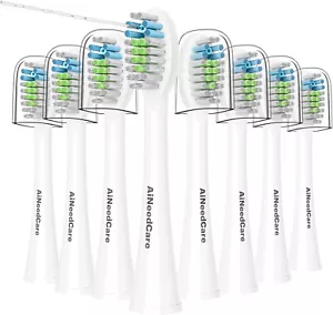 8 PACK Toothbrush Replacement Heads, Fits WaterPik Sonic Fusion 2.0 & SF Models - Picture 1 of 8