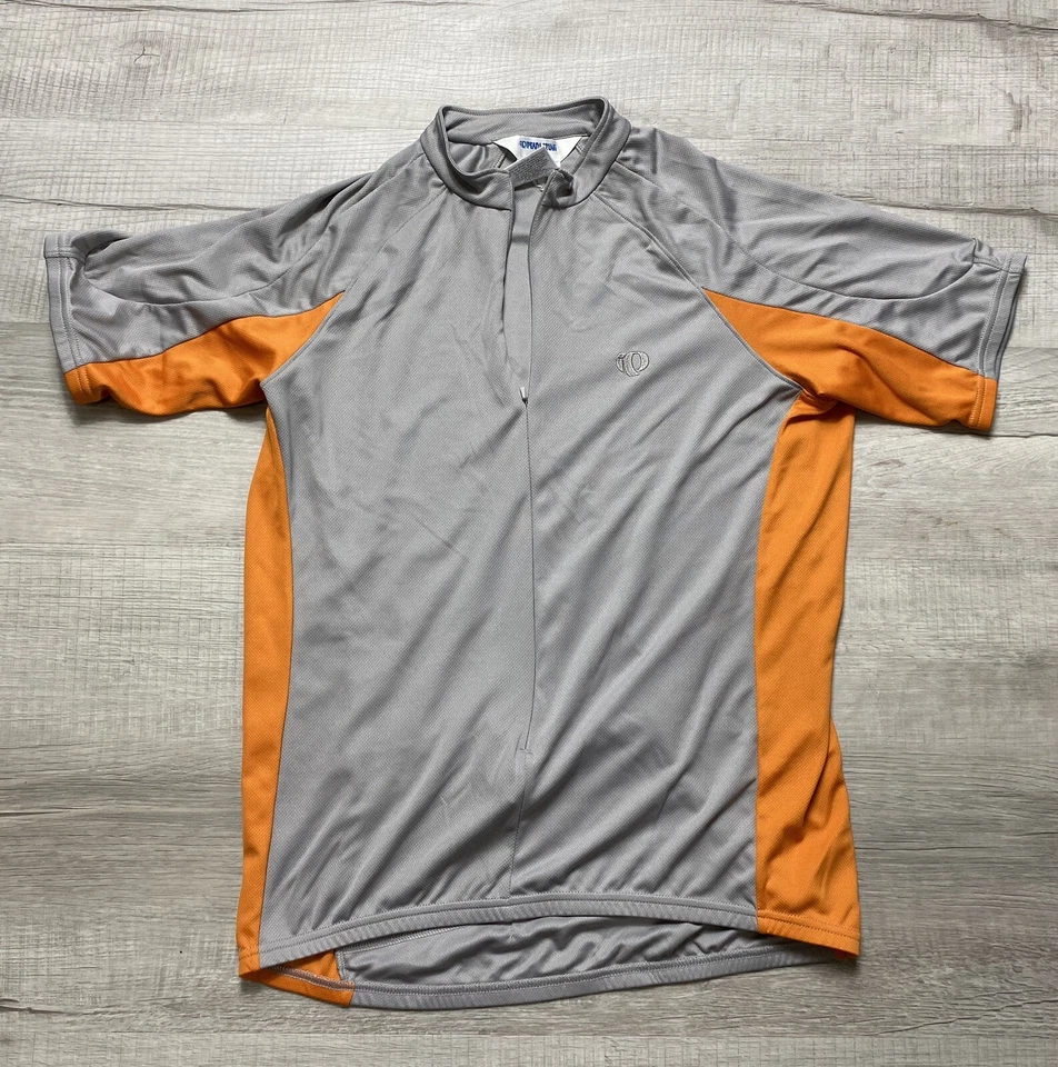 Camisa gris de ciclismo grande de manga corta para hombre Iq Pear Izumi Foto 1 de 4